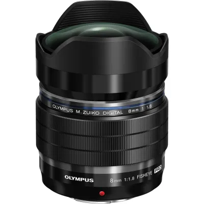 Olympus M.Zuiko Digital ED 8mm f/1.8 Fisheye Pro - Ultra Wide Angle Prime Lens for Micro Four Thirds