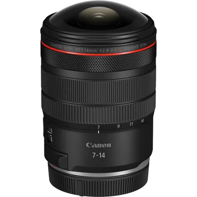 Canon RF 7-14mm f/2.8-3.5 L Fisheye STM - Full Frame Ultra Wide Angle Zoom Lens for Canon RF Mount