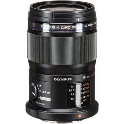 Olympus M.Zuiko Digital ED 60mm f/2.8 Macro - Portrait Prime Lens for Micro Four Thirds