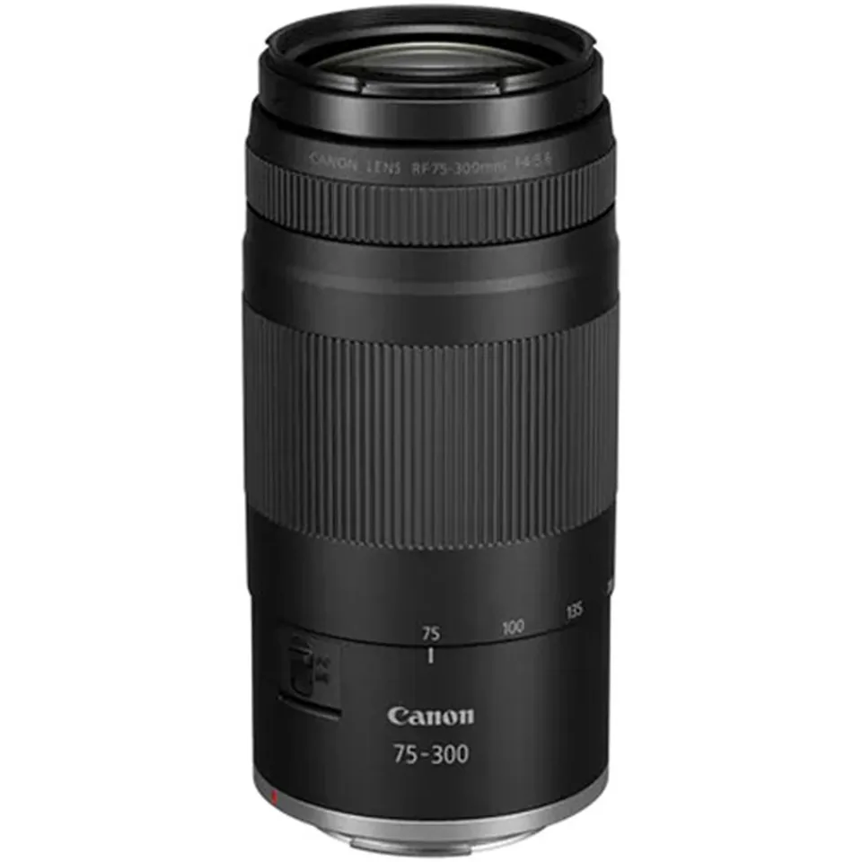Canon RF 75-300mm f/4-5.6 - Full Frame Telephoto Zoom Lens for Canon RF Mount