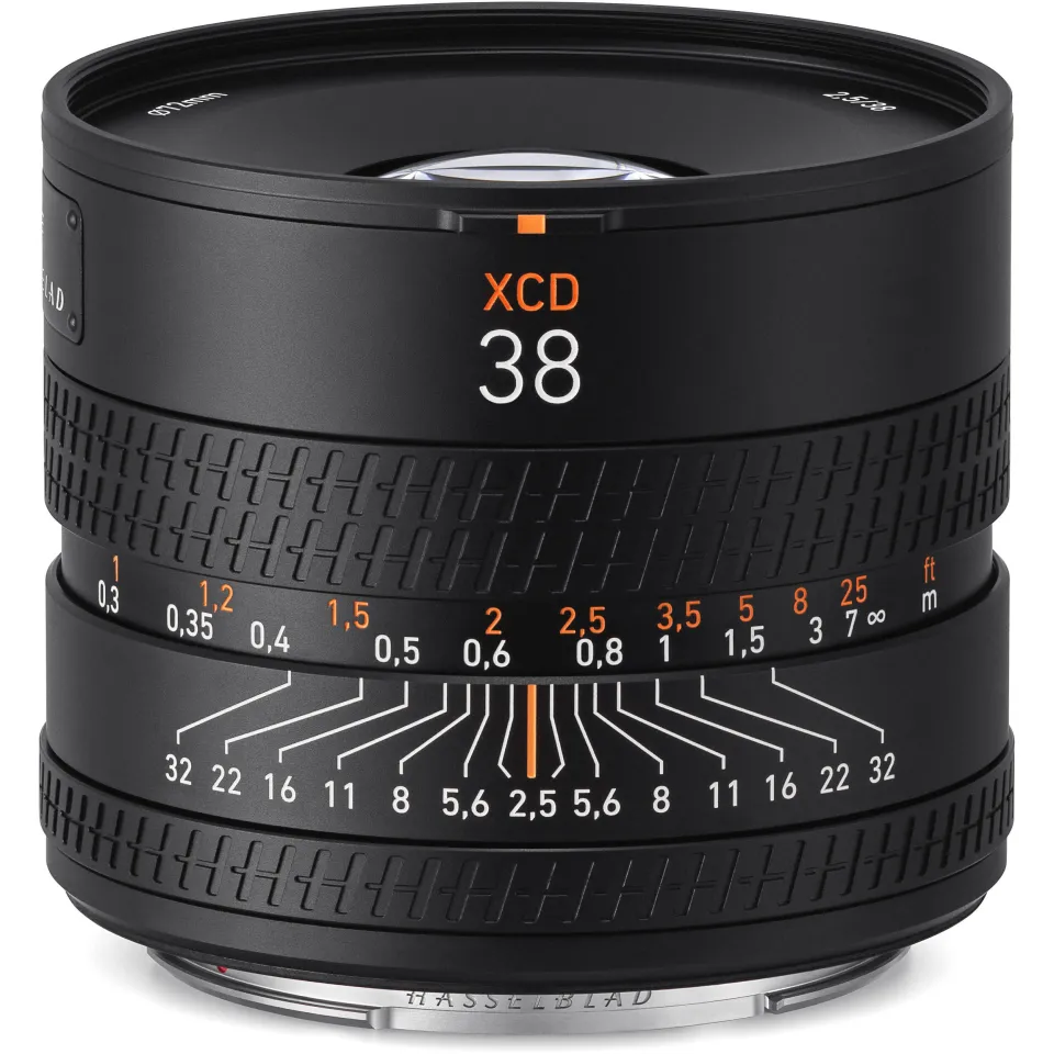 Hasselblad XCD 38mm f/2.5 V - Medium Format Wide Angle Prime Lens for Hasselblad XCD