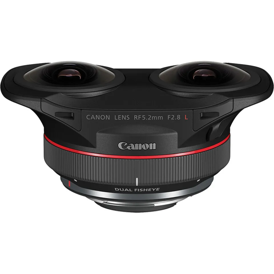Canon RF 5.2mm f/2.8 L Dual Fisheye 3D VR - Full Frame Ultra Wide Angle Prime Lens for Canon RF Mount