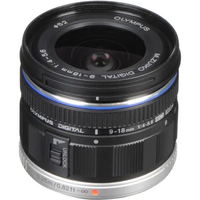 Olympus M.Zuiko Digital ED 9-18mm f/4-5.6 - Ultra Wide Angle Zoom Lens for Micro Four Thirds