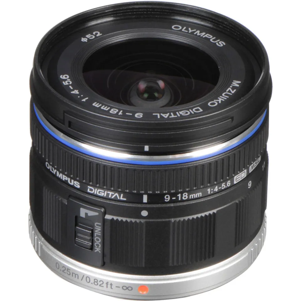 Olympus M.Zuiko Digital ED 9-18mm f/4-5.6 - Ultra Wide Angle Zoom Lens for Micro Four Thirds
