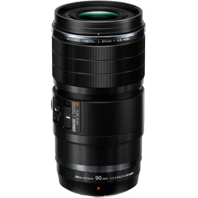 OM Digital Solutions M.Zuiko Digital ED 90mm f/3.5 Macro IS PRO - Telephoto Prime Lens for Micro Four Thirds